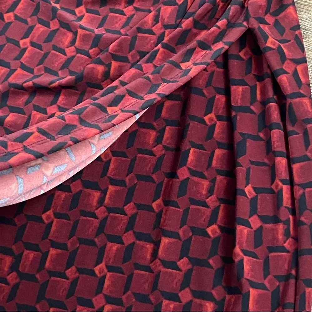 Patterned Red Dress - Picture 5 of 11